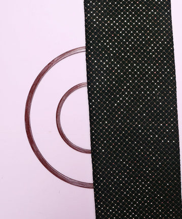 bottle green and golden sequin embroidery velevt fabric b106 5894